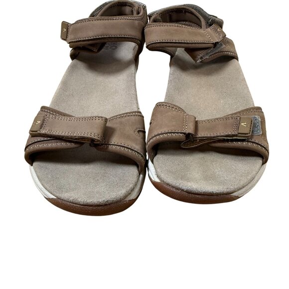 Abeo Goleta II Brown Leather Strap Sandals Adjustable Ankle & Toe Straps Size 10 - Picture 4 of 9